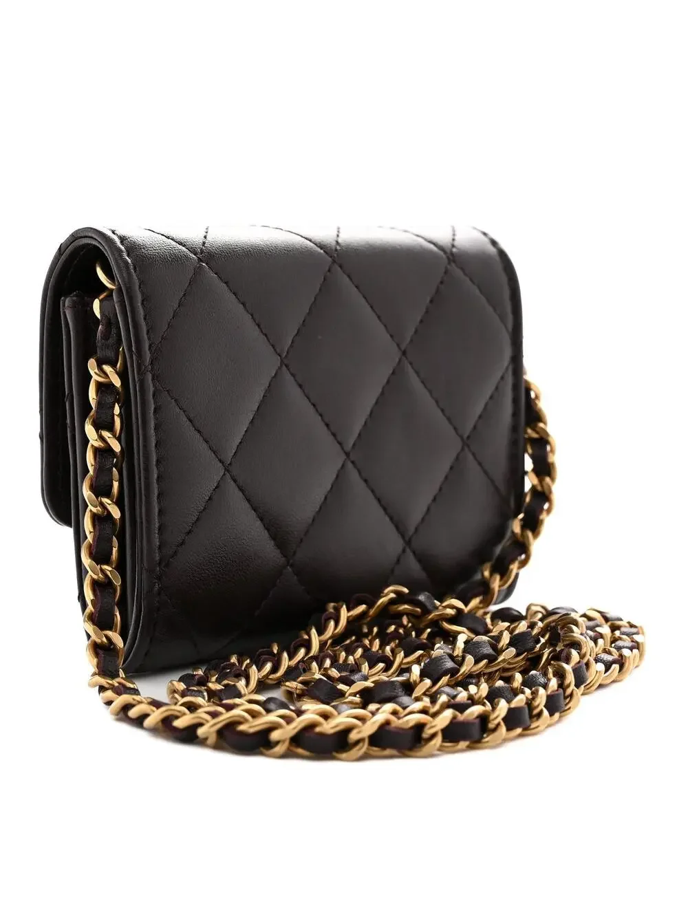 Chanel Lambskin Quilted Studded Cc #282442C18B